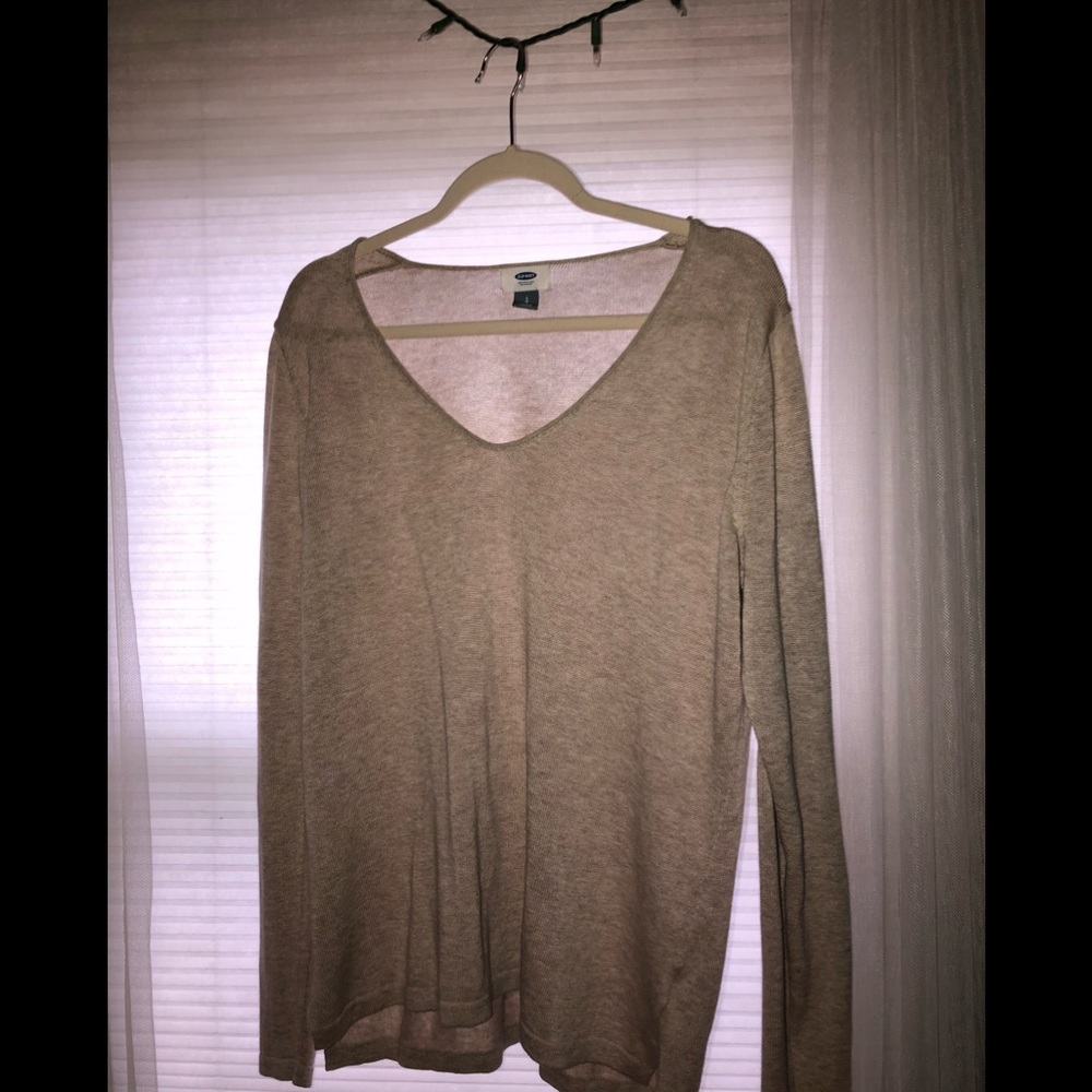 V Neck Sweater Top